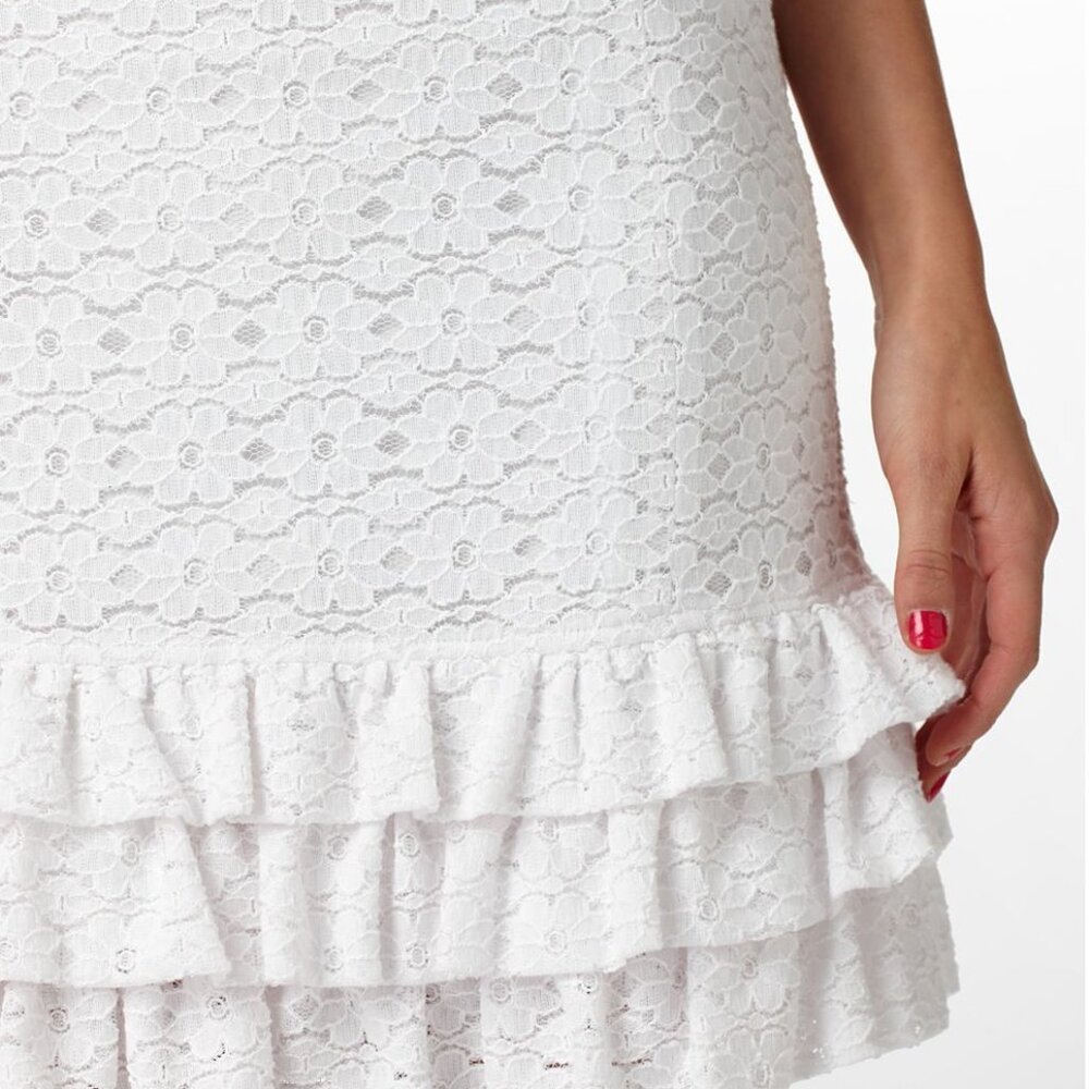 LILLY PULITZER ~ FRANCO RESORT PETAL PUSHER DRESS ~ 6 ~ White - Picture 3 of 13